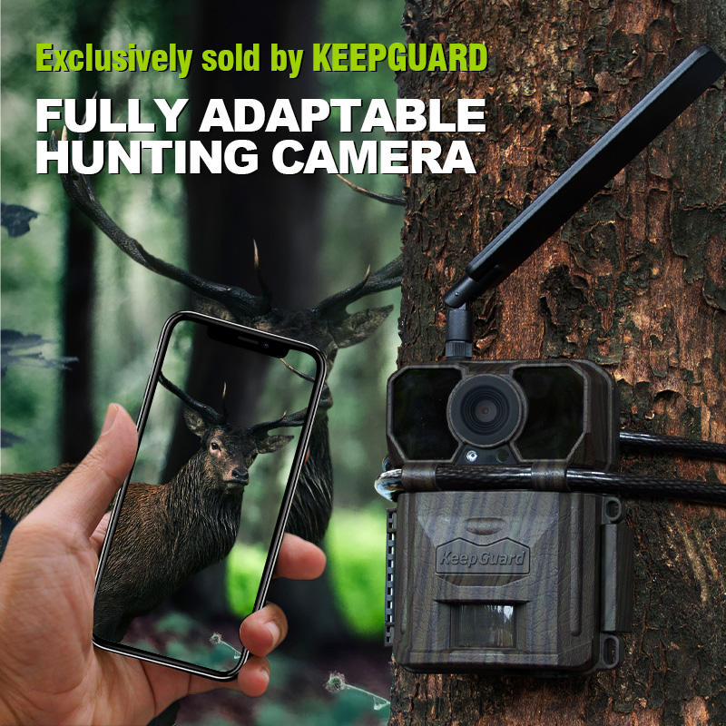 Cellular Trail Camera Live Stream - Keepguard 2K Fotocamera da Sentiero con