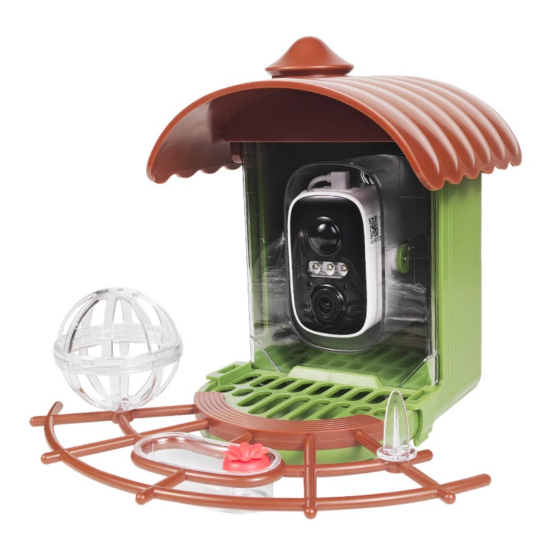 Bird Feeder Camera Wifi Smart Ai - Mangiatoia per Uccelli Intelligente Automatica ad