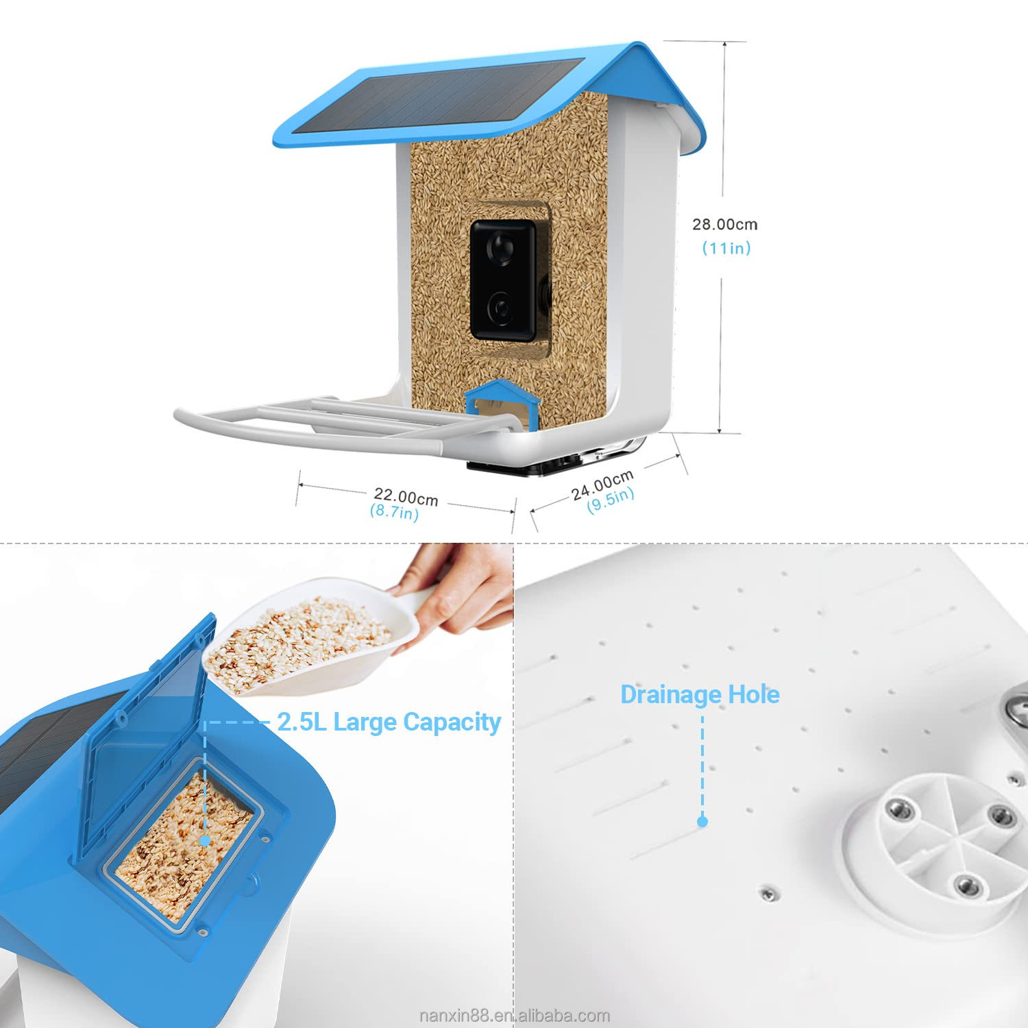 Mangiatoia Intelligente per Uc - Bird Feeder Camera Wifi Smart Ai recensione e prezzo