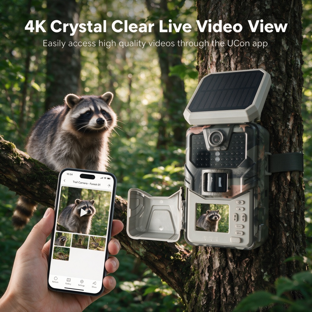 Fotocamera da Caccia Solare da - Trail Camera 4K 48Mp Cellular 4G recensione e prezzo