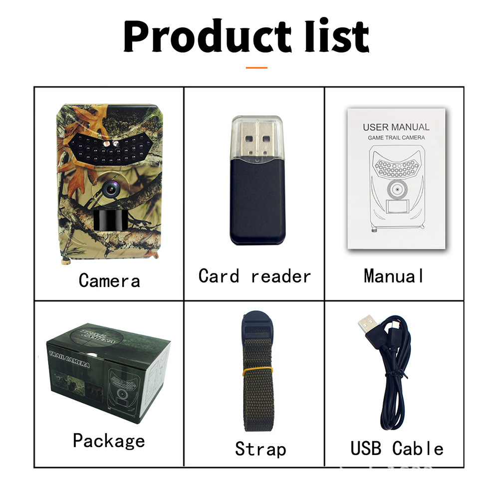 Fotocamera da Caccia PR100 con - Night Vision Trail Camera Infrared Leds recensione e prezzo