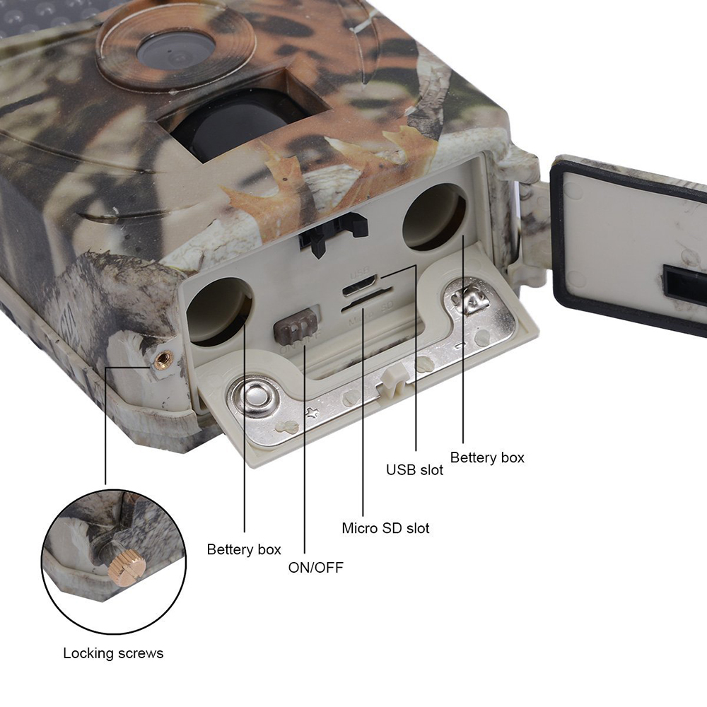 Fotocamera da Caccia PR100 con - Night Vision Trail Camera Infrared Leds recensione e prezzo