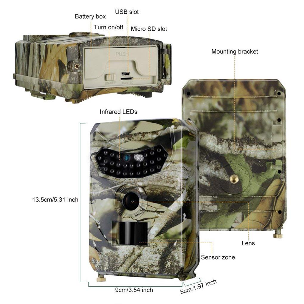PR100 Trail Camera 940nm Visio - Night Vision Trail Camera Infrared Leds recensione e prezzo